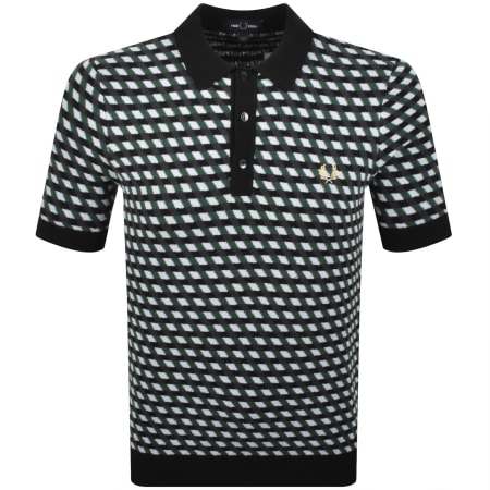Fred Perry Knit Polo Shirt Black | Mainline Menswear us